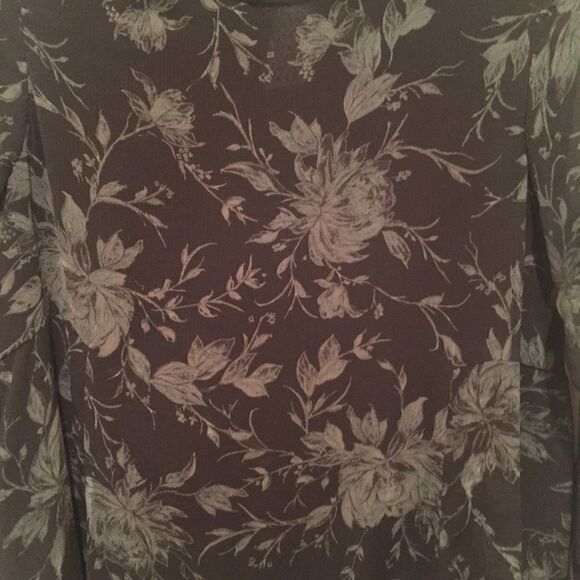 Ecote Black Dress with Floral Pattern - Picture 3 of 8